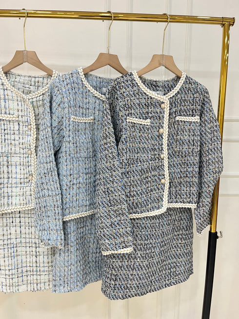 Women Elegant Winter Tweed Sets